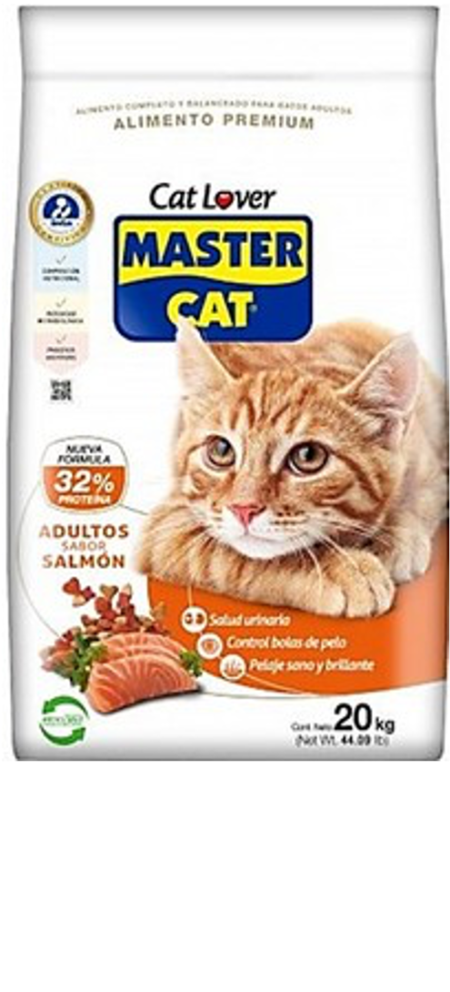 MASTERCAT SALMON SARDINAS 20 KILOS  1X1