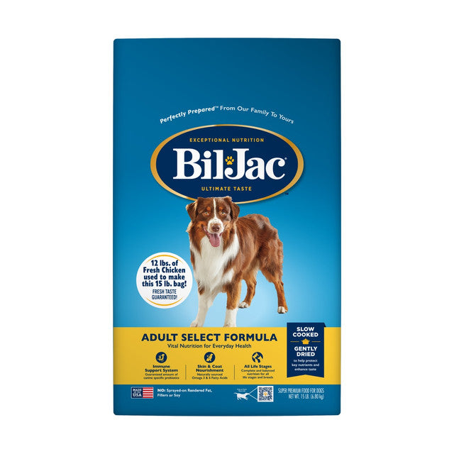 BIL-JAC SELECT DOG FOOD  6,8 KG