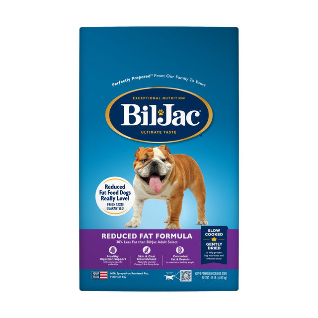 BIL-JAC REDUCE FAT DOG FOOD  6,8 KG