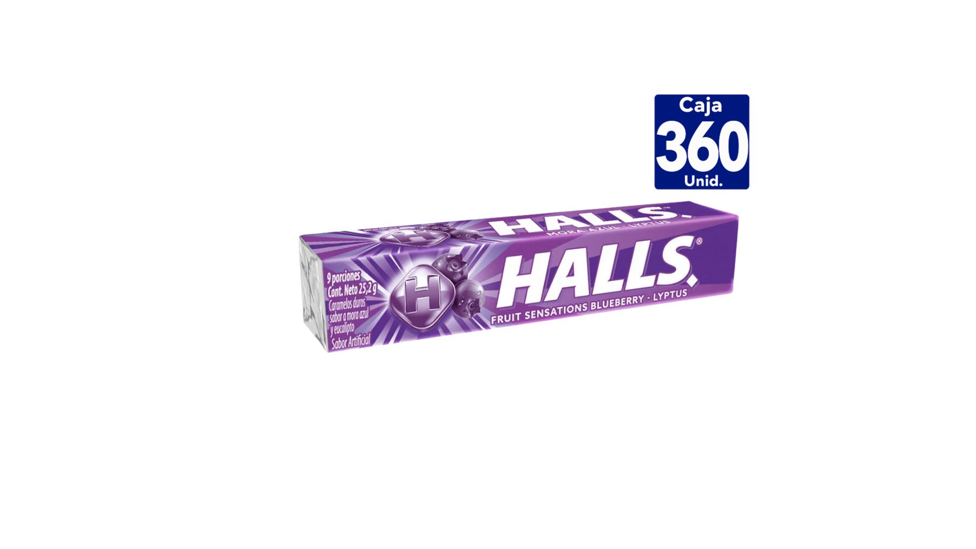 HALLS MORA AZUL-LYPTUS 12X28 GRS