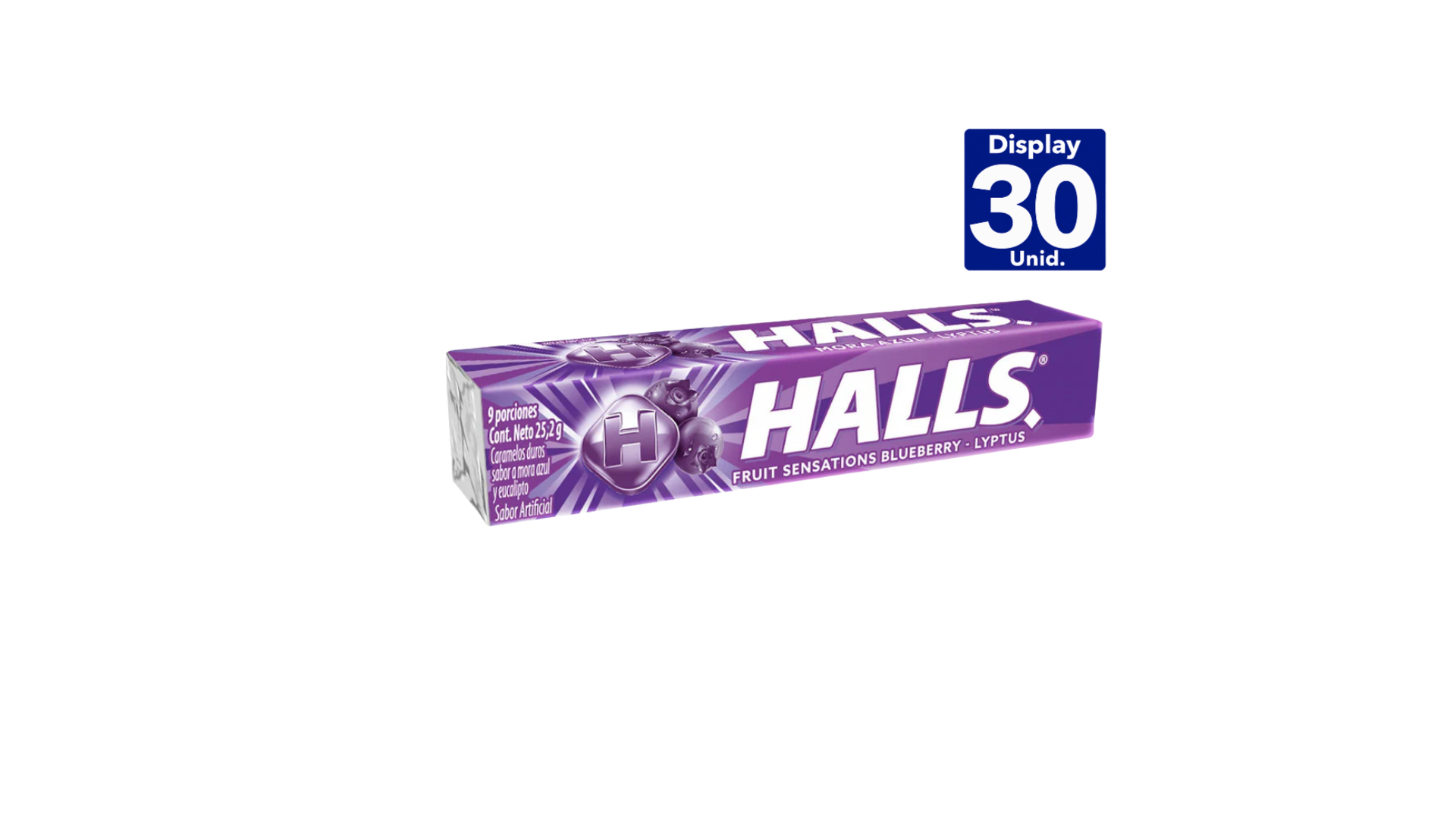 HALLS MORA AZUL-LYPTUS 12X28 GRS