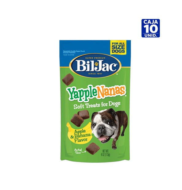 BIL-JAC SOFT TREATS P/PERRO YAPPLE NANAS 113G