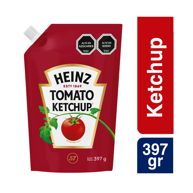 H.TOMATO KETCHUP DPACK 24X397GRS