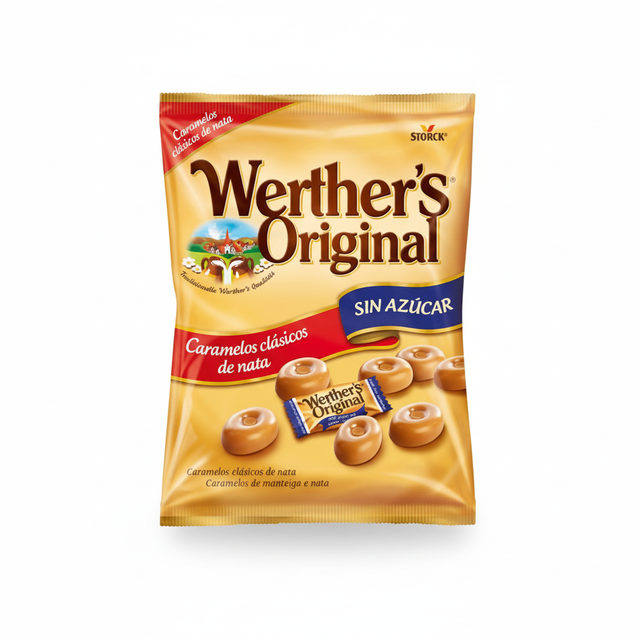 WERTHER`S CARAMELO BOLSA SUGAR FREE 70GR