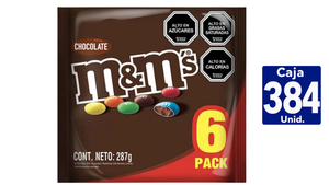 M&MS CHOCOLATE AL LECHE 6-PACK