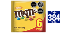 M&MS CHOCOLATE Y MANÍ (PEANUT) 6-PACK