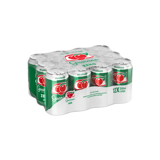 GUARANA ANTARCTICA ZERO LATA 12*350 ML