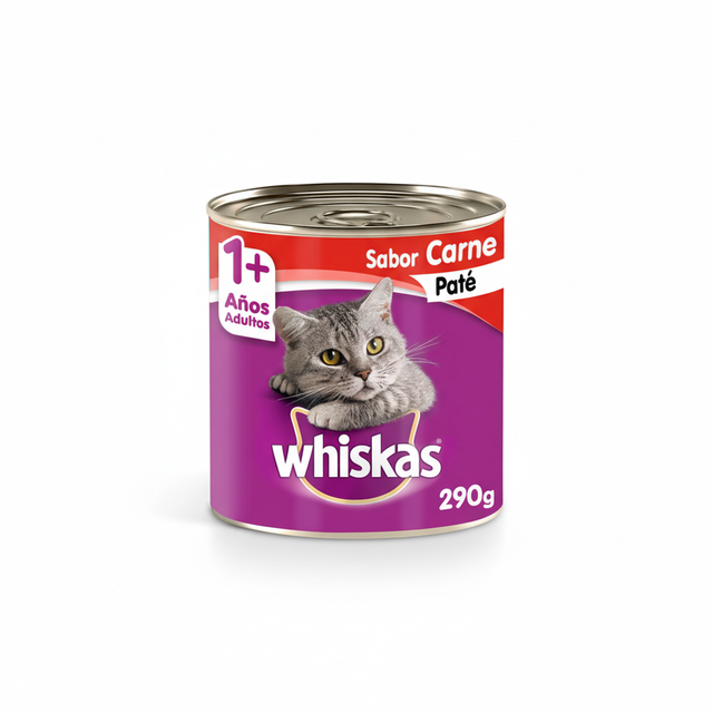 WHISKAS LATA CARNE PATE 24 X 290GR