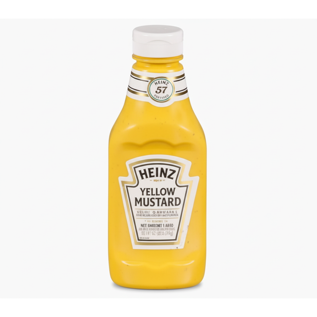 HEINZ YELLOW MUSTRAD 16/12,75 OZ (TB)