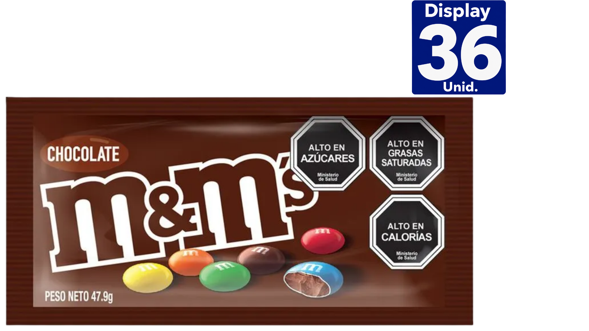 M&M PLAIN SINGLES 36X48GR.(49990)