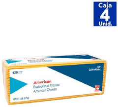 QUESO CHEDDAR AMERICANO 120 LAMINAS - 2,26 KG
