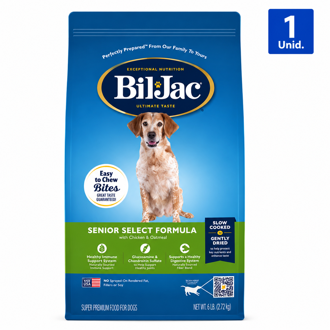 BIL-JAC ALIMENTO PREMIUM PERRO SENIOR 2,7KG