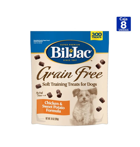 BIL-JAC TREATS GRAINFREE P/PERRO 283G