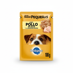 PED SOBRES ADULTO RAZ.PEQ. POLLO 12X100G