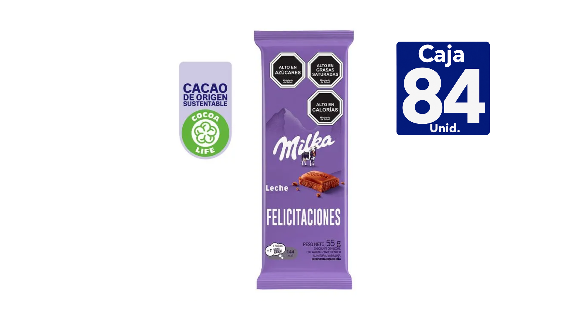 MILKA MENSAJES LECHE 55GR