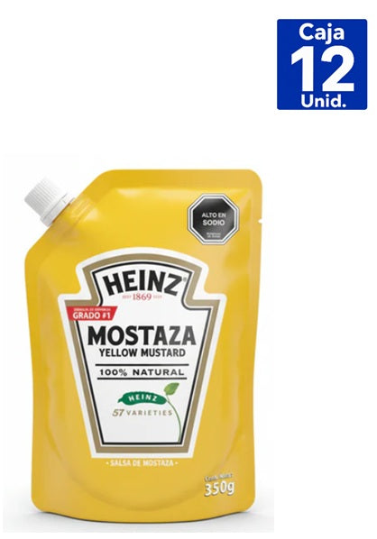 MOSTAZA HEINZ Doy Pack 350 GR