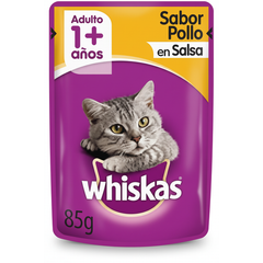 WHIS ADULTO SOBRE POLLO EN SALSA 12X85G