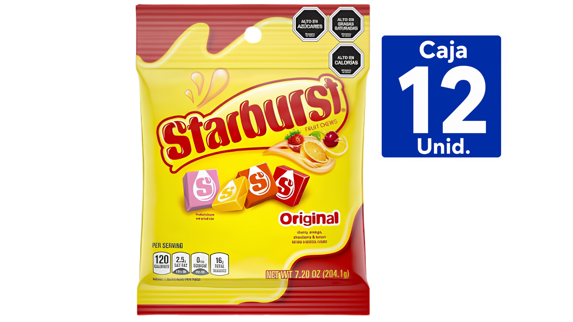 STARBURST ORIGINAL CARAMELO MASTICABLE BOLSA 204G