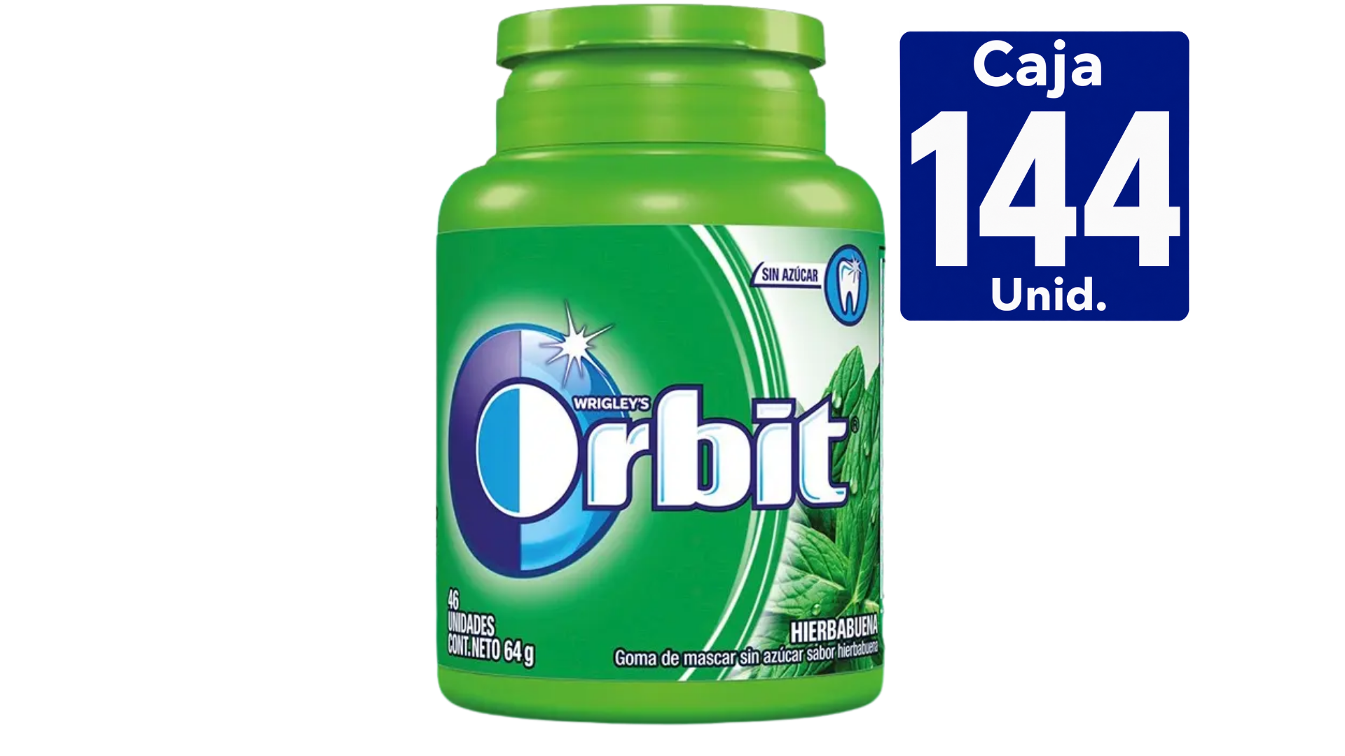 ORBIT BOTELLA HIERBABUENA 46U