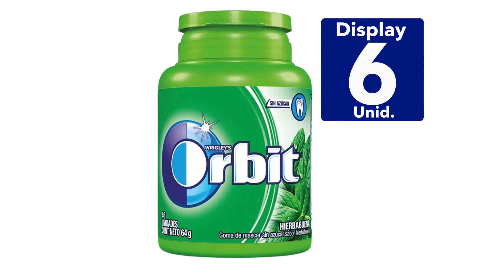 ORBIT BOTELLA HIERBABUENA 46U