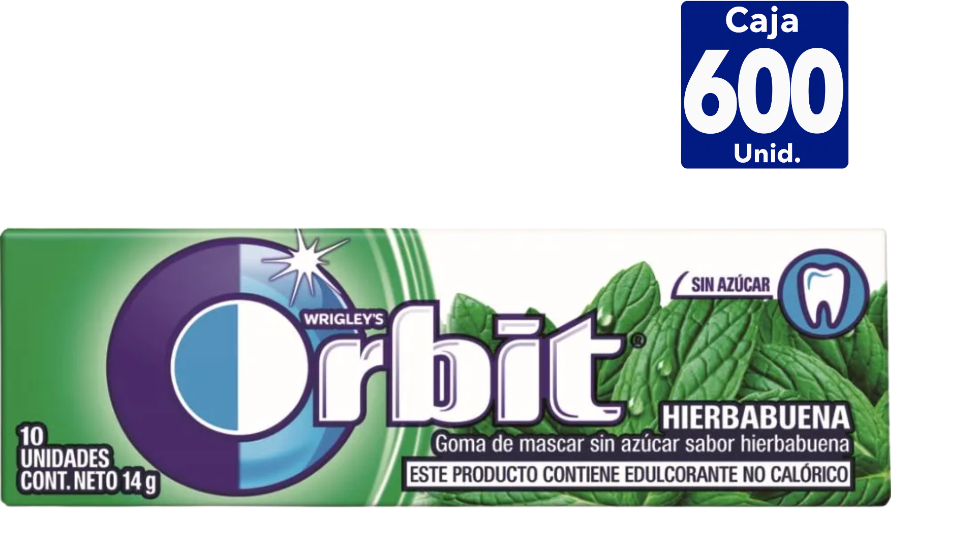 ORBIT GOMA DE MARCAR HIERBABUENA 15UNI