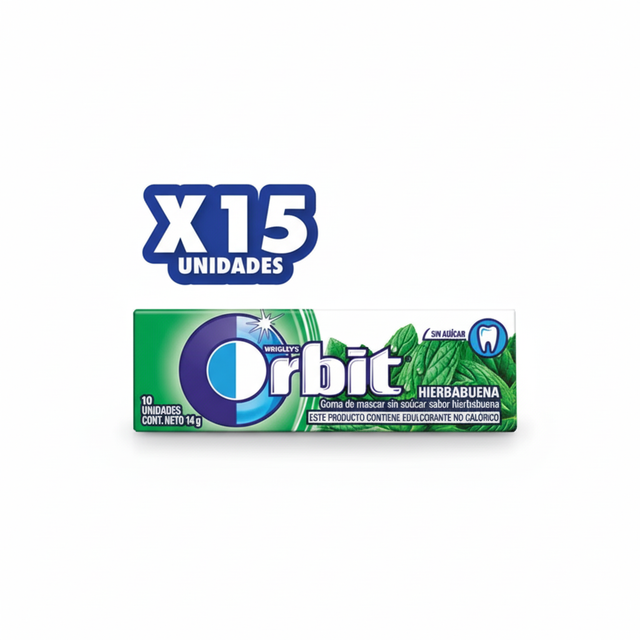 ORBIT HIERBABUENA 15UNI