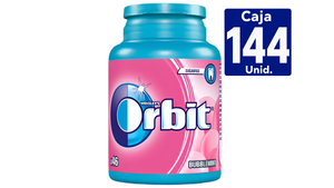 ORBIT GOMA DE MASCAR BOTELLA BUBBLEMINT 46 UNI