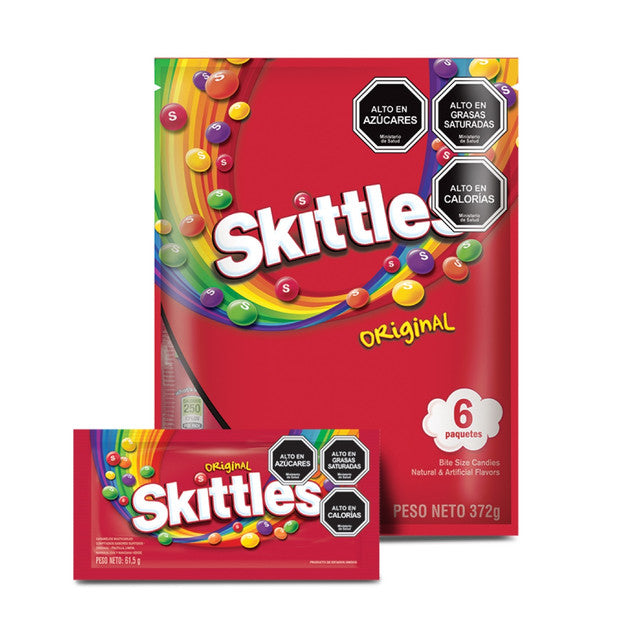 SKITTLES ORIGINAL 6PACK 6X62GRS