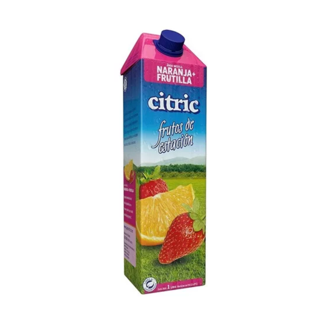 CITRIC NARANJA-FRUTILLA 1000 ML TETRA