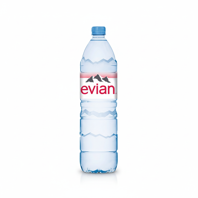 EVIAN 1,5 LTS.L 1X6X1500 ML PET
