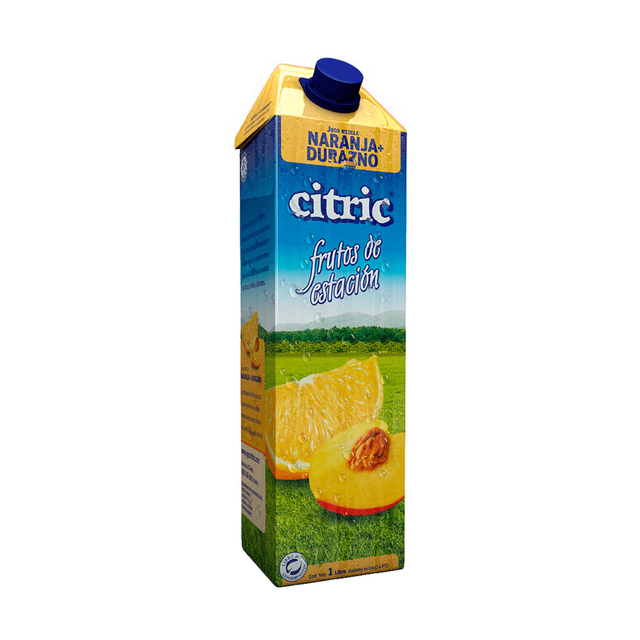 CITRIC NARANJA-DURAZNO 1,000 ML TETRA