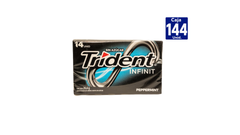 GOMA DE MASCAR TRIDENT INFINITI PEPPERMINT 26,6 GR