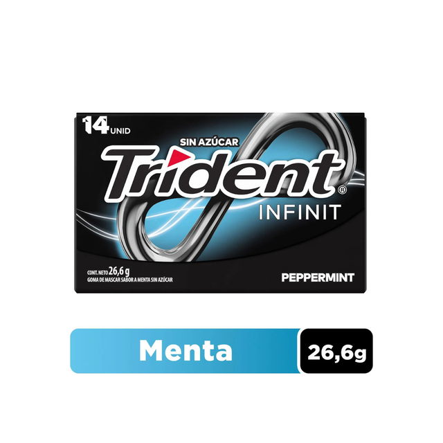 TRIDENT INFINITI PEPPERMINT 12 X 26,6 GR
