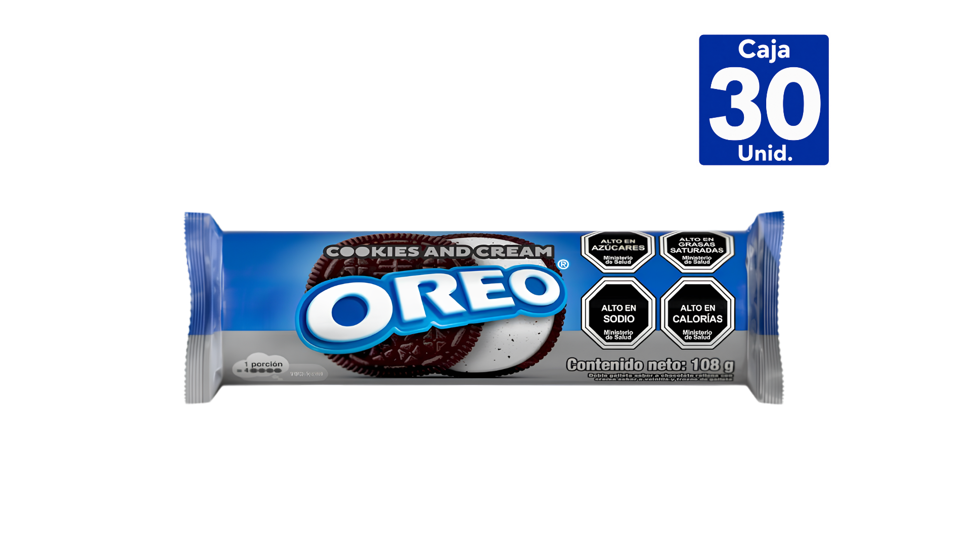 GALLETA OREO COOKIE&CREAM ROLLO 108GR