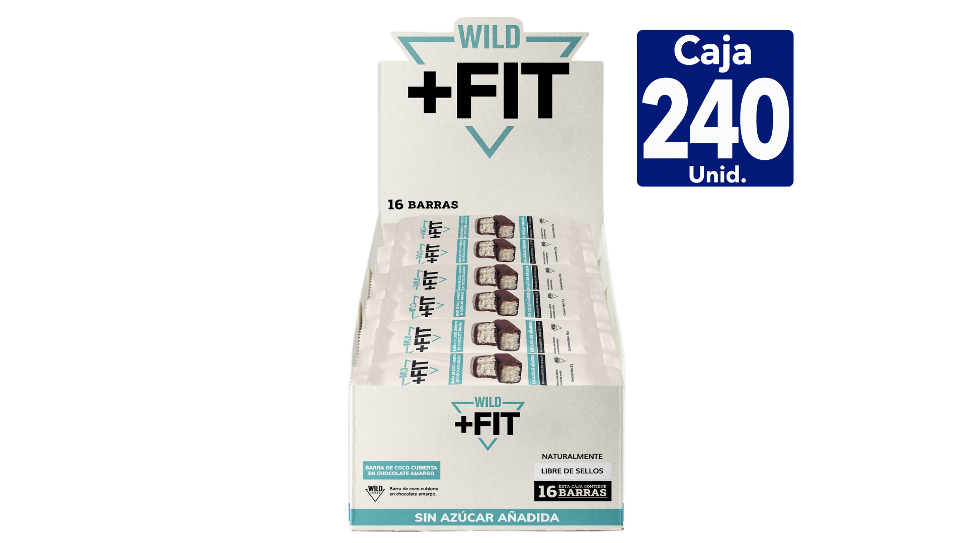 WILD FIT COCO+CHOCOLATE 16 UNS