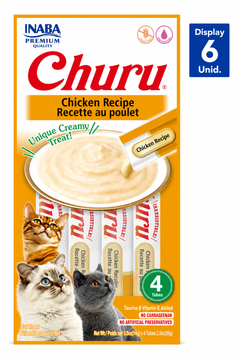 CHURU SNACK P/ GATO POLLO 56G