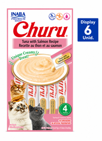 CHURU SNACK P/ GATO ATÚN SALMÓN 56G
