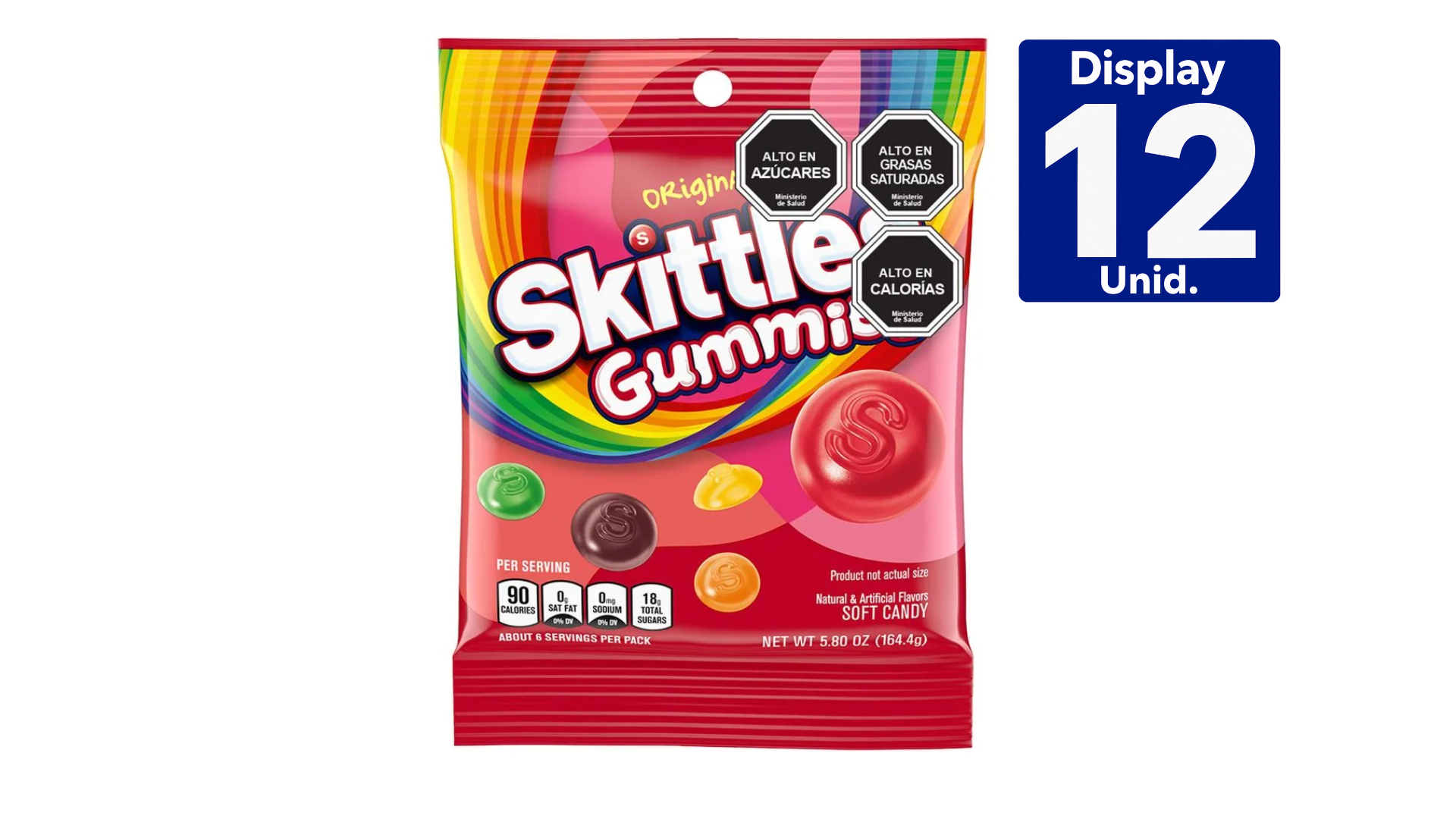 SKITTLES GUMMIES ORIGINAL 164G