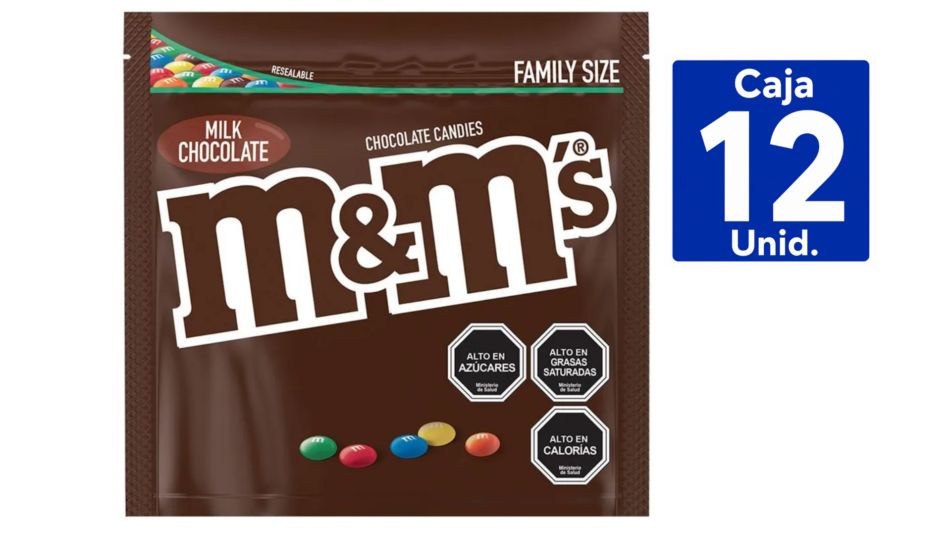 M&MS CHOCOLATE BOLSA 510GR