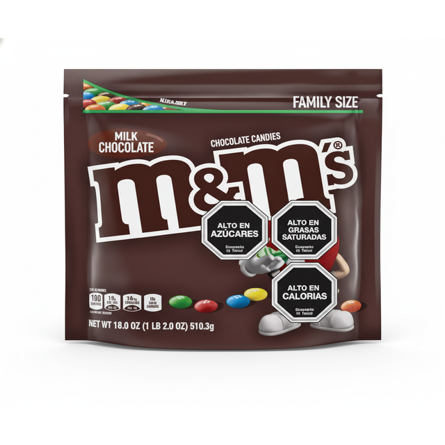 M&MS CHOCOLATE MC SUP 510G