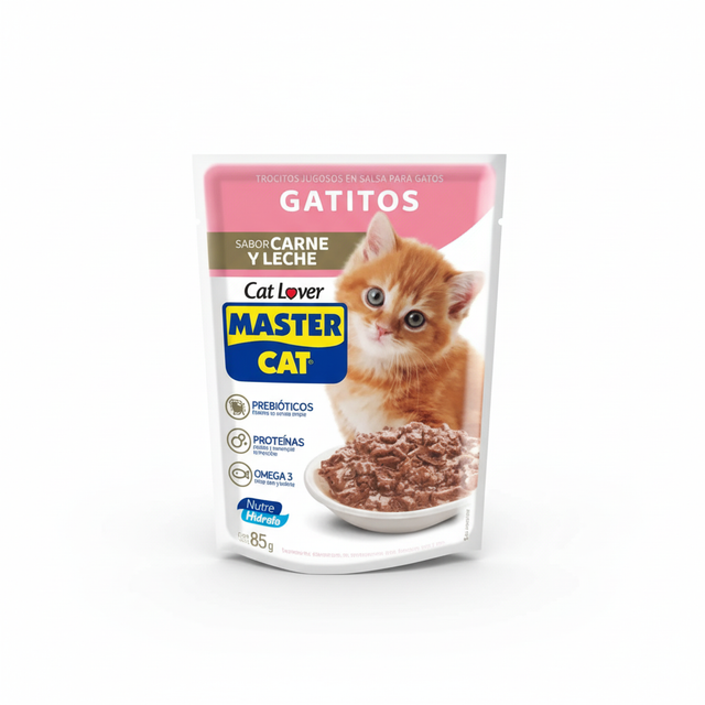 M.CAT TROCITOS JUGOSOS GATITOS 20X85 GR