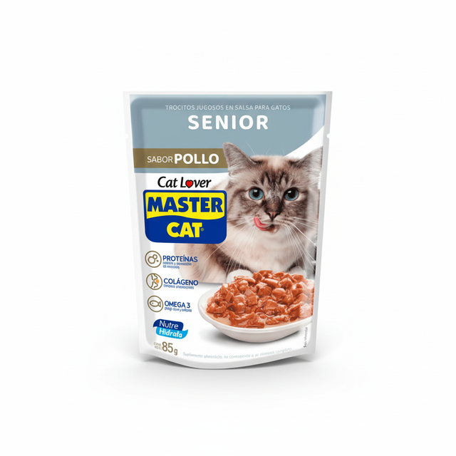 M. CAT TROC.JUGOSOS SENIOR POLLO20X85 GR