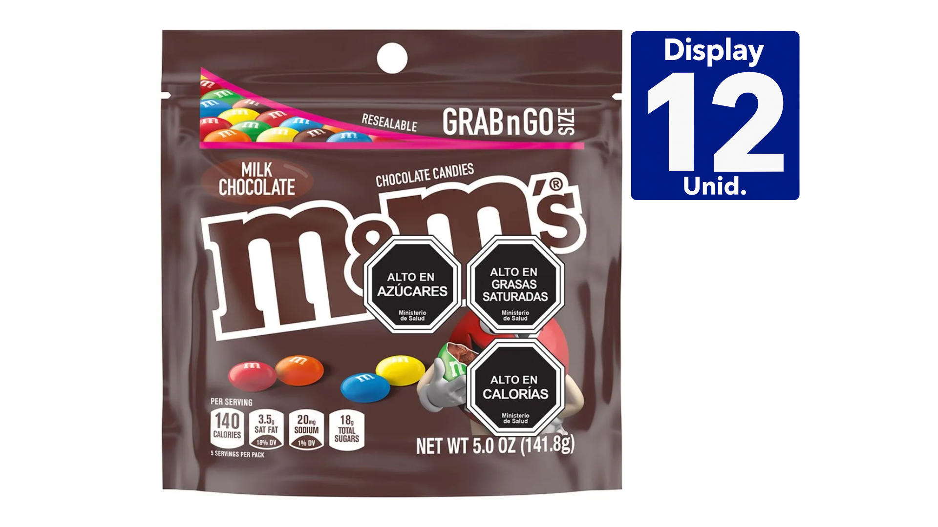 M&MS CHOCOLATE SUP 141,8G