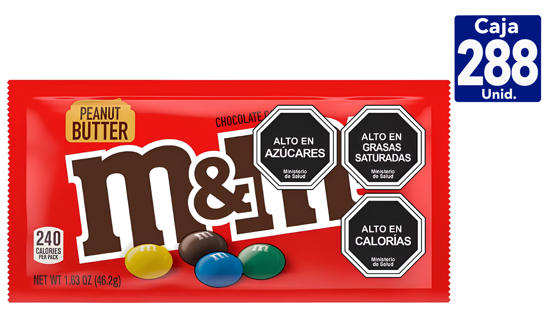 M&MS PEANUT BUTTER SINGLES DISPLAY CA