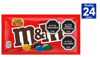 M&MS PEANUT BUTTER SINGLES DISPLAY CA