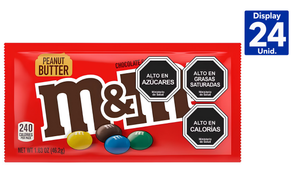 M&MS PEANUT BUTTER SINGLES DISPLAY CA