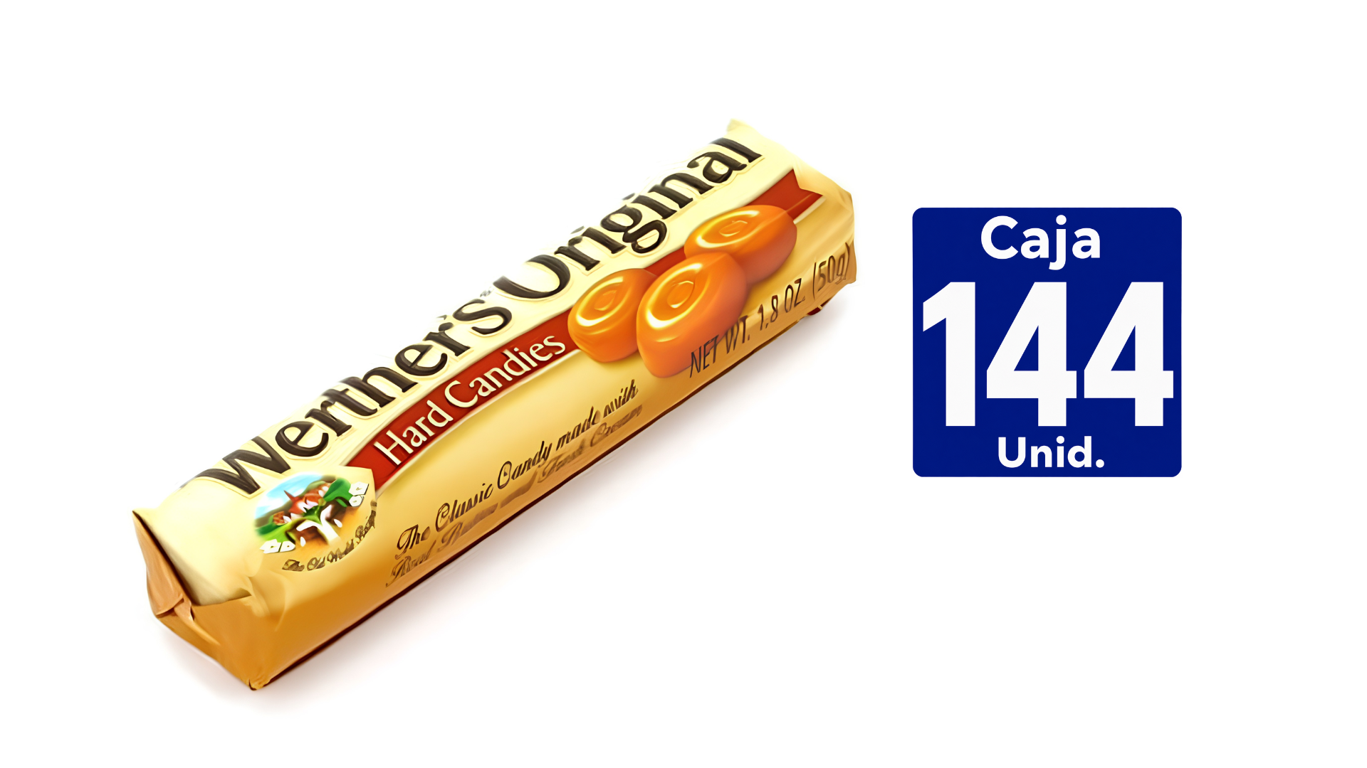 WERTHER'S ORIGINAL HARD C. UNIT 6X24X50G