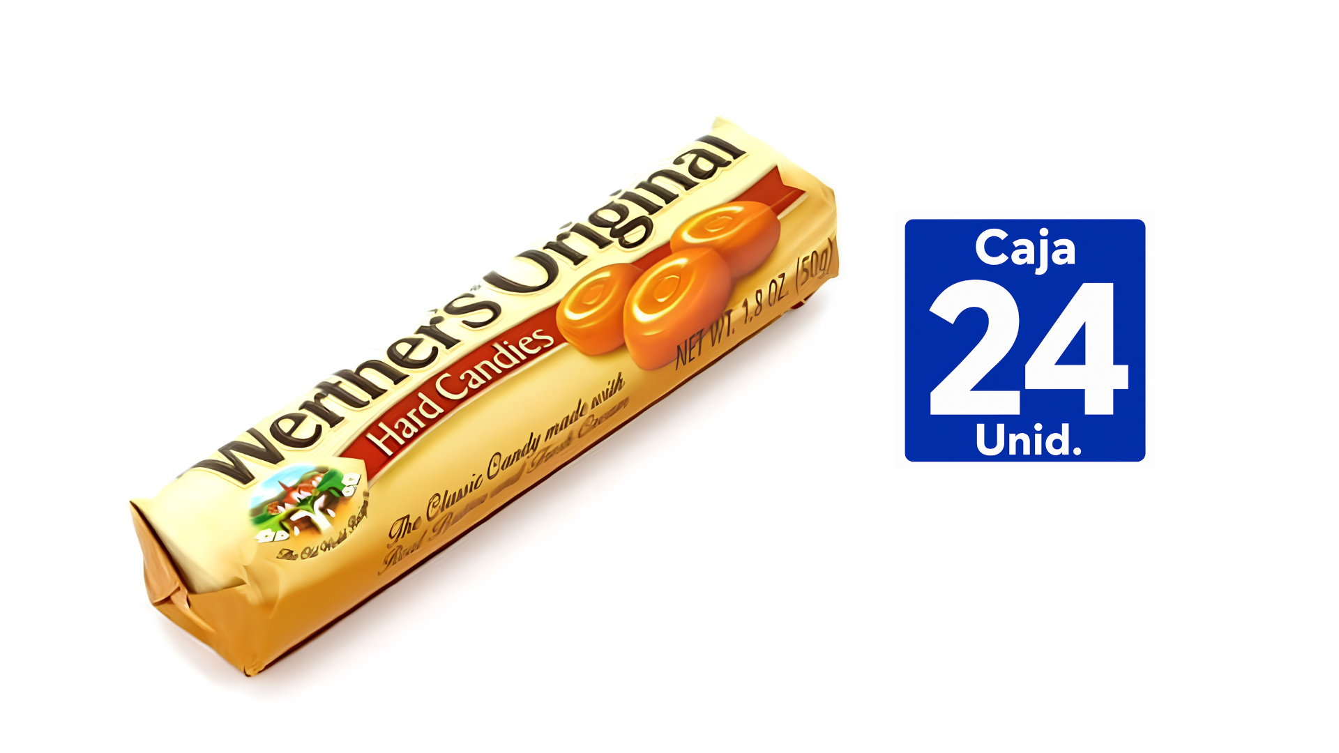 WERTHER'S ORIGINAL HARD C. UNIT 6X24X50G