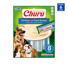 CHURU SNACK P/PERRO POLLO ATÚN 160G
