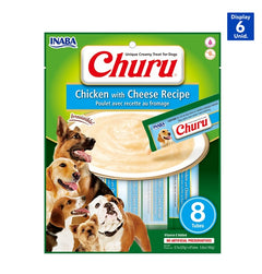 CHURU SNACK P/PERRO POLLO QUESO 160G